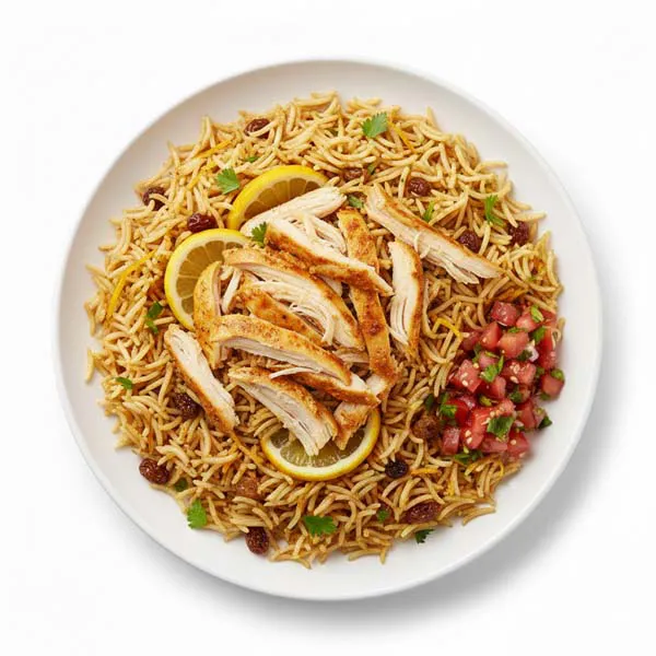 Spiced Citrus Chicken Mandi With Tomato Dooqous